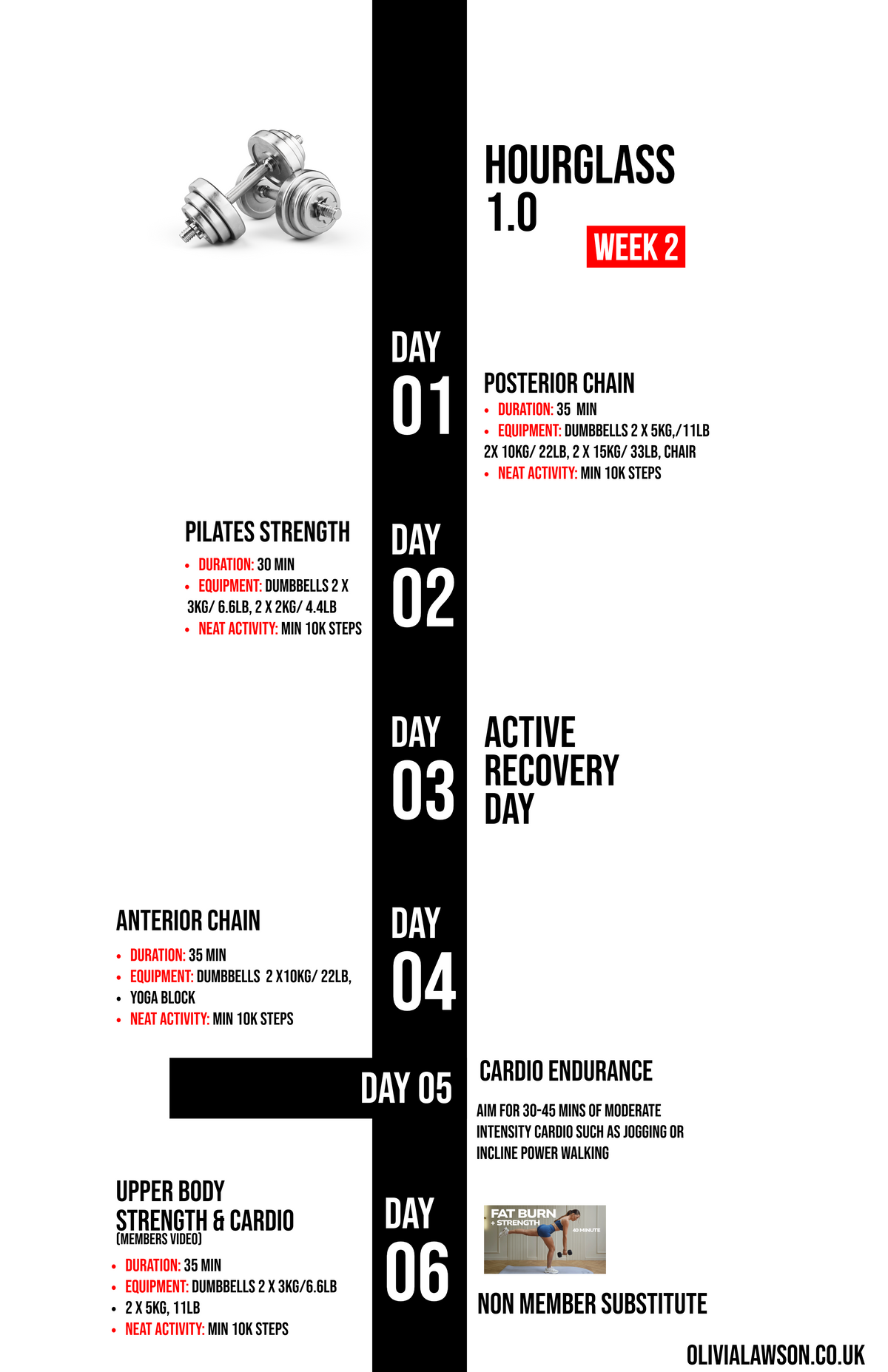 Obj Workout Routine WORKOUT PLAN – OL